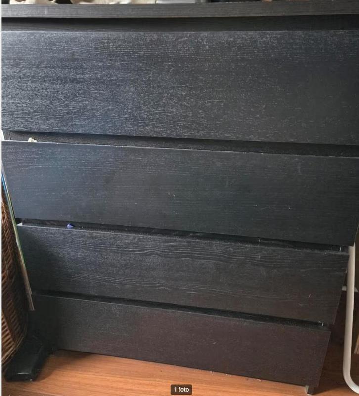 Ikea Malm ladekast, Huis en Inrichting, Kasten | Ladekasten, Zo goed als nieuw, Minder dan 100 cm, 50 tot 100 cm, 25 tot 50 cm