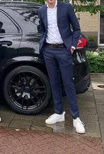 Zeer net studenten galapak met 2 broeken, Kleding | Heren, Kostuums en Colberts, Ophalen, Zo goed als nieuw, Maat 48/50 (M), Blauw