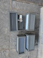 Karwei Shutter en Phillips June buitenverlichting aluminium, Gebruikt, Minder dan 50 watt, Wandlamp, Aluminium