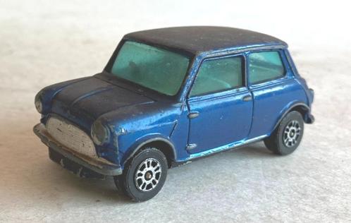 Mini blauw Whizzwheels Corgi Toys  # 204., Hobby en Vrije tijd, Modelauto's | 1:43, Gebruikt, Auto, Corgi, Ophalen of Verzenden