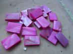 517/ roze parelmoer schelpkralen, Ophalen of Verzenden, Nieuw, Kraal