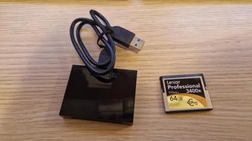 Lexar CFast 64GB 3400x (510 MB/s) beschikbaar voor biedingen