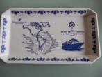 Serveerblad Holland America line, Verzamelen, Scheepvaart, Ophalen of Verzenden, Zo goed als nieuw, Motorboot of Zeilboot, Kaart, Foto of Prent