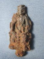 Middeleeuwen – keizer in brons - 12e - 14e eeuw - bodemvonds, Antiek en Kunst, Ophalen of Verzenden, Brons