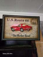 01 U.s. Route 66 wandbord Mancave, Verzamelen, Ophalen, Zo goed als nieuw