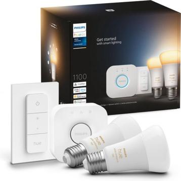 Philips Hue White Ambiance Starterkit – 2x E27 LED-lampen beschikbaar voor biedingen