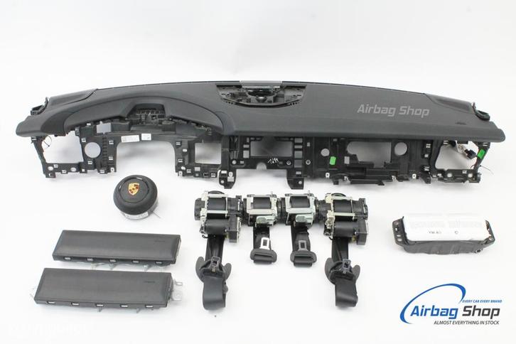 AIRBAG SET Dashboard zwart speaker PORSCHE TAYCAN (2019-...), Auto-onderdelen, Dashboard en Schakelaars, Gebruikt, Ophalen of Verzenden