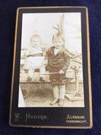 CDV, 2 Kinderen, W. HOOYER, HAARLEM, Carte de Visite, Gebruikt, Foto, Ophalen of Verzenden, Voor 1940