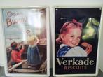 Vintage Wandborden Verkade & Cacao Blooker, Ophalen of Verzenden
