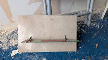 Marmer achterwand wastafel  beschikbaar voor biedingen