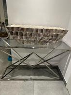 Richmond schelp vaas, Huis en Inrichting, Woonaccessoires | Vazen, Overige kleuren, Ophalen of Verzenden, Minder dan 50 cm, Glas