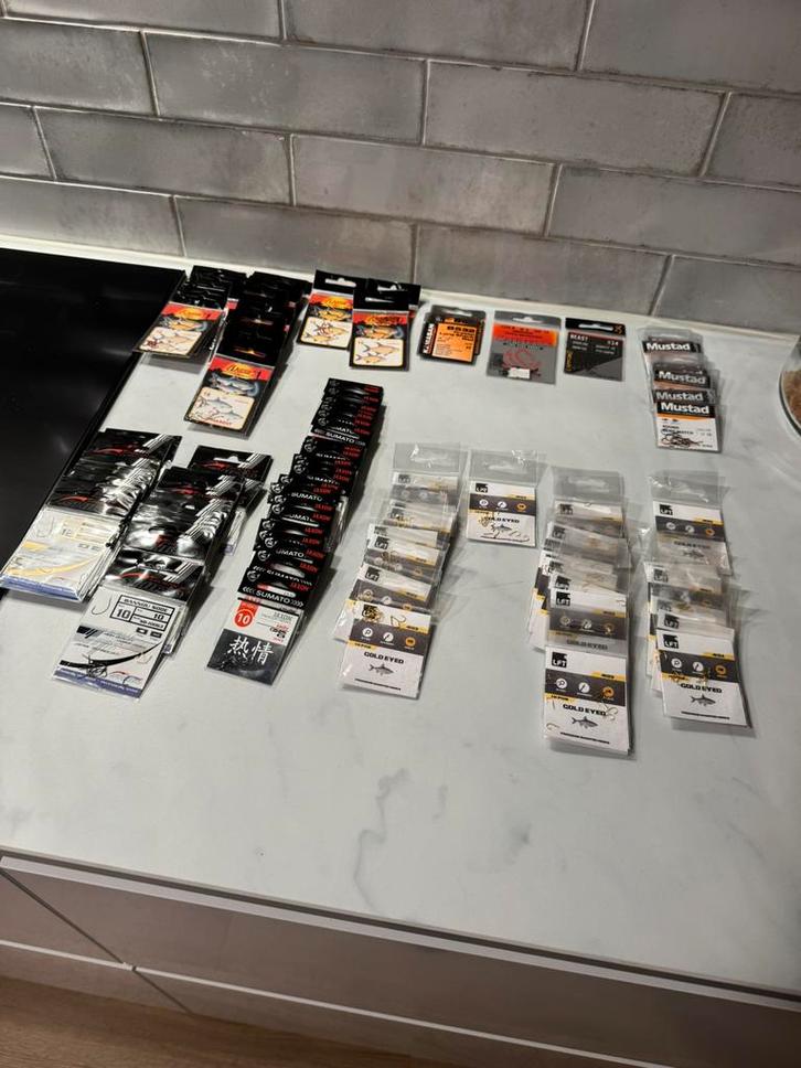 100 verpakkingen diverse witvis haakjes, Watersport en Boten, Hengelsport | Witvissen, Nieuw, Haak, Ophalen of Verzenden