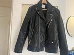 Zara leren jacket heren, Zwart, Ophalen of Verzenden, Zo goed als nieuw, Zara Man