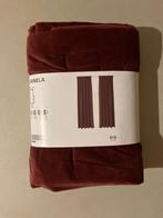 Bordeauxrode Fluwelen gordijnen IKEA, Huis en Inrichting, Ophalen, 100 tot 150 cm, 200 cm of meer, Nieuw