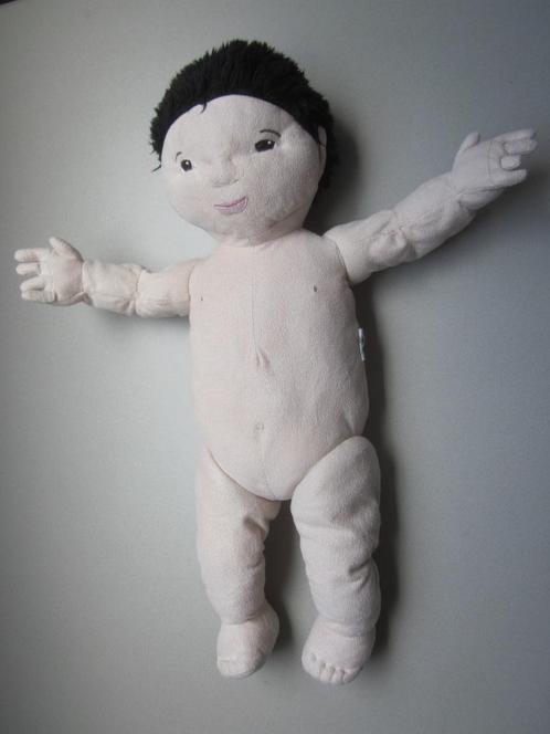 Ikea Lekkamrat superzachte levensechte donker/blond haar pop, Kinderen en Baby's, Speelgoed | Poppen, Zo goed als nieuw, Babypop