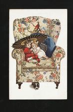 Ansicht kinderen samen in de stoel B17-28, Ophalen of Verzenden, Voor 1920, Ongelopen, Kinderen