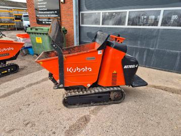 Kubota rupsdumper met schep zelfladend