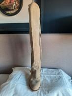 Leren knielaarzen met spekzool 41, Hoge laarzen, Verzenden, Beige, Nieuw