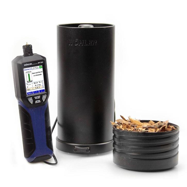 Wöhler HF 550 NL houtvochtmeter incl. FW 550 vochtweegschaal, Doe-het-zelf en Verbouw, Meetapparatuur, Zo goed als nieuw, Vocht of Vloeistof