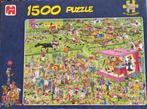 puzzel JVH 1500 stukjes Ascot Paardenrace, Ophalen of Verzenden, 500 t/m 1500 stukjes, Zo goed als nieuw