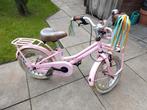 Roze Popal Cooper transportfietsje 16 inch, Fietsen en Brommers, Fietsen | Meisjes, Gebruikt, Ophalen of Verzenden, Handrem, Popal