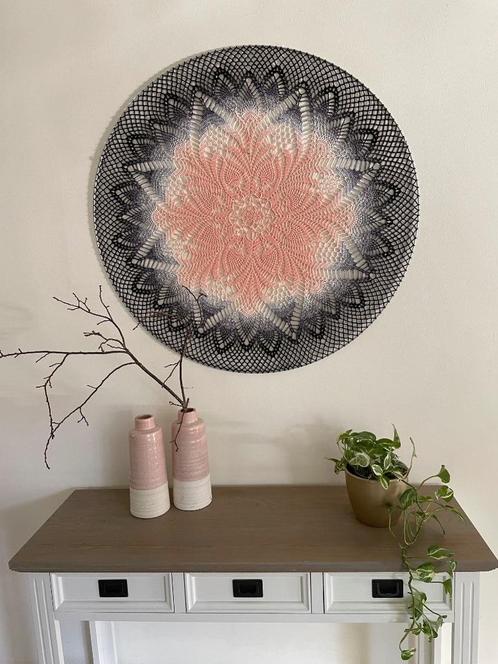 NIEUWE mandala handmade 100 cm doorsnede, Huis en Inrichting, Woonaccessoires | Wanddecoraties, Nieuw, Ophalen of Verzenden