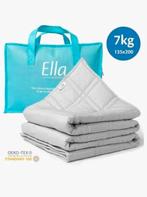 Ella verzwaringsdeken 135x200 7kg, Ophalen, Eenpersoons, Grijs, Deken of Dekbed