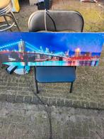 Mooie canvas print Brooklyn bridge met verlichting, Minder dan 50 cm, Verzenden, Minder dan 50 cm, Print