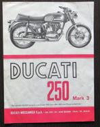 Originele folder Ducati 250 Mark III (Duits) - circa 1965, Motoren, Verzenden, Ducati