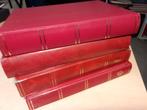 4 dikke gebruikte stockboeken met zwarte bladen, Postzegels en Munten, Postzegels | Volle albums en Verzamelingen, Ophalen of Verzenden