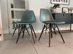 4x Vitra Eames side stoelen oceaan groen donker dsw, Vitra, 60 tot 90 cm, Ophalen of Verzenden, Zo goed als nieuw