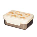 Lunchbox Broodtrommel Aluminium Regenboog Sass Belle, Nieuw, Overige typen, Ophalen of Verzenden