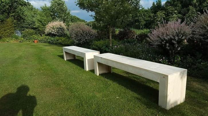 Houten Bankjes - Binnen & Buiten, Tuin en Terras, Tuinbanken, Nieuw, Hout, Ophalen