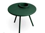 ZGAN Fatboy Bakkes groen tafeltje, Tuin en Terras, Tuintafels, Ophalen, Zo goed als nieuw, Rond, Kunststof