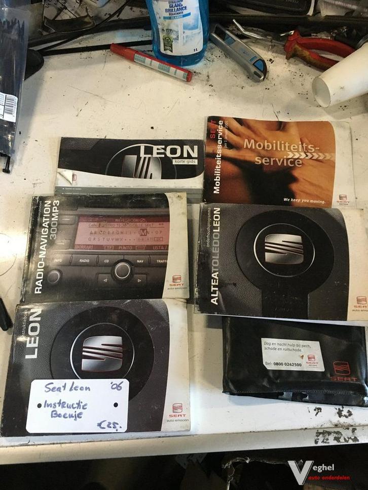 Seat Leon 2006 Instructieboekje, Auto diversen, Handleidingen en Instructieboekjes, Ophalen of Verzenden