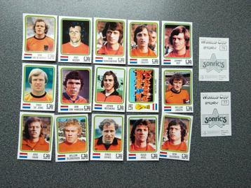 Compleet set Panini stickers Nederland WK 74 beschikbaar voor biedingen