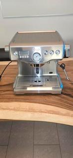 Saga Pistonmachine met 2 boilers en grinder., Witgoed en Apparatuur, Koffiezetapparaten, Ophalen of Verzenden, Zo goed als nieuw