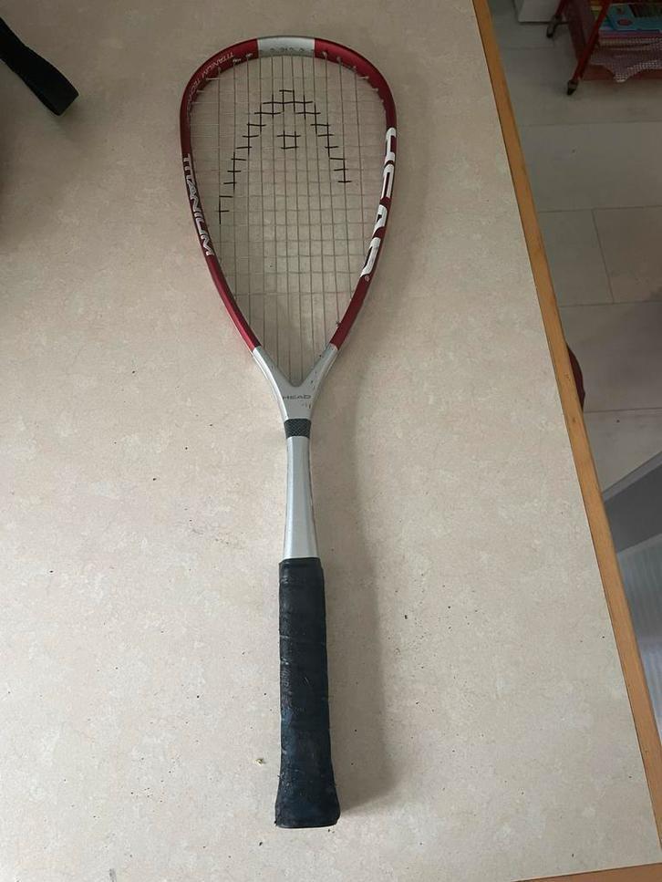 Head Titanium squash racket, Sport en Fitness, Squash, Gebruikt, Racket, Ophalen of Verzenden