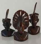 Balinees
houtsnijwerk vrouw & manen 3 Voor €70, Antiek en Kunst, Ophalen of Verzenden