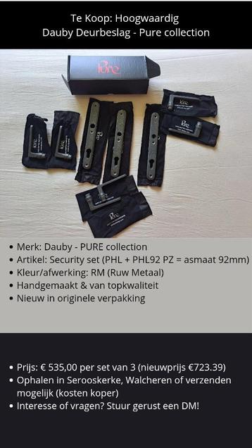 Dauby deurbeslag (veiligheidsgreep 92mm) beschikbaar voor biedingen