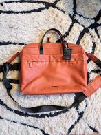 Burkely leren laptoptas | 17 inch laptoptas, Computers en Software, Laptoptassen, Tweedehands, 17 inch of meer, Ophalen of Verzenden