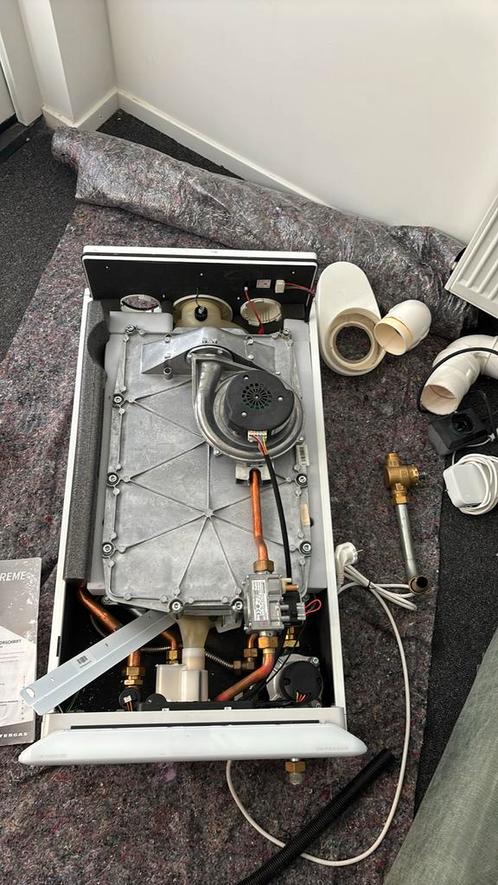 Intergas Xtreme 36 CV- installatie (2021), Doe-het-zelf en Verbouw, Geisers en Boilers, Zo goed als nieuw, Boiler, Aardgas, Minder dan 20 liter
