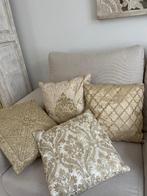 Kussens Oosters Marokkaans Arabisch Ibiza Goud, Ophalen of Verzenden, Zo goed als nieuw, Vierkant