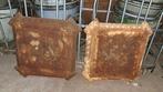 Gietijzeren platen roosters deksels decoratie, Antiek en Kunst, Ophalen