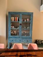 Unieke robuuste vintage buffetkast, Huis en Inrichting, Kasten | Buffetkasten, Ophalen, 100 tot 150 cm, 200 cm of meer, Teakhout