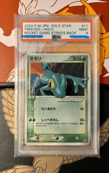 Pokemon Treecko Gold Star Psa 9 Japans beschikbaar voor biedingen