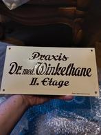 2 leuke emaille bordjes, Verzamelen, Merken en Reclamevoorwerpen, Ophalen of Verzenden, Zo goed als nieuw, Reclamebord