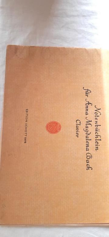 Notenbuchlein fur Anna Magdalena Bach.  Uitg Scott   beschikbaar voor biedingen