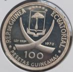 Equatoriaal-Guinea 100 Pesetas 1970 (zilver) - Dürer, Verzenden, Overige landen, Losse munt, Zilver