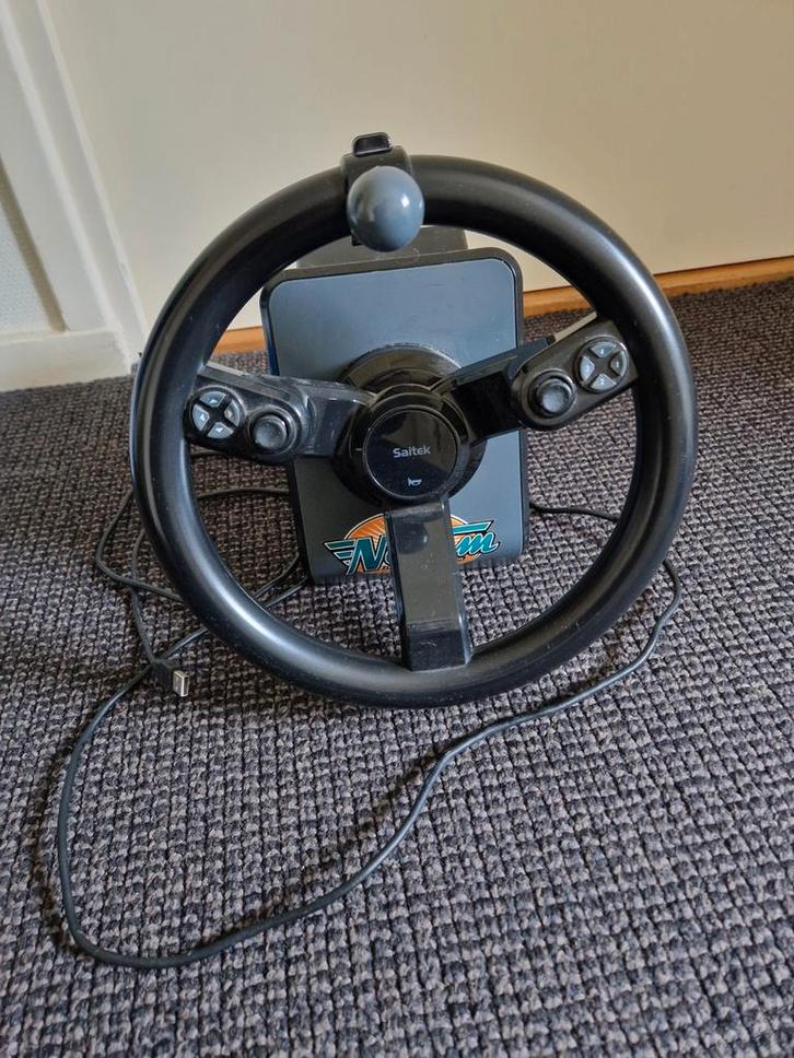 Saitek Farming Stuurwiel (Zonder Pedalen), Computers en Software, Joysticks, Gebruikt, Ophalen